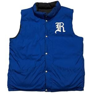Polo Ralph Lauren Boys Down Puffer Reversible Vest XL /Mens Medium Blue & Black*